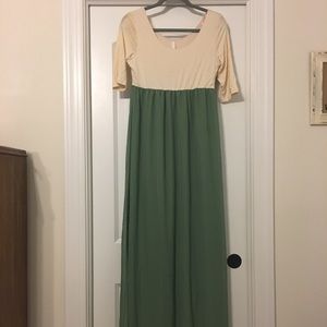 PinkBlush maternity maxi dress